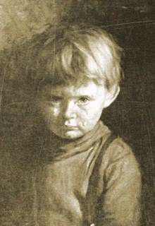 картина Плачущий мальчик